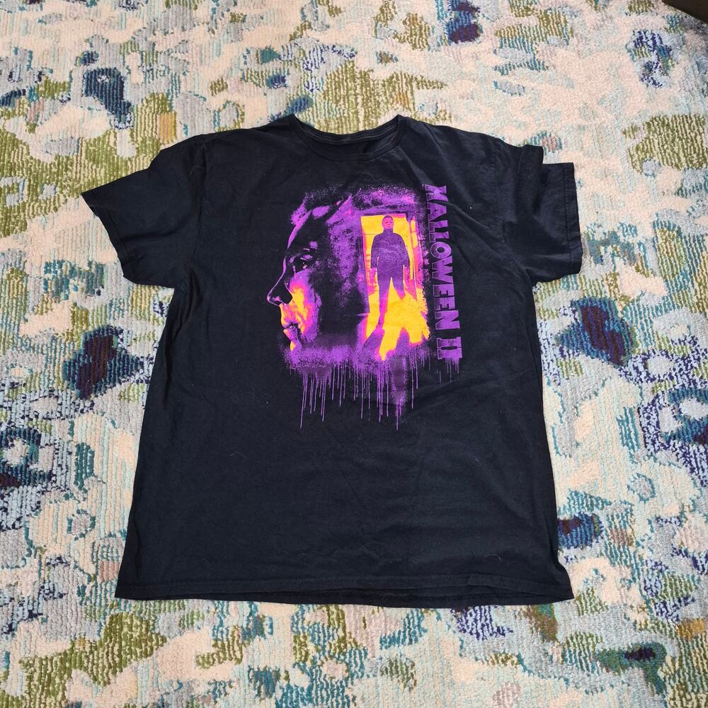 HALLOWEEN II T-shirt black mens size XL